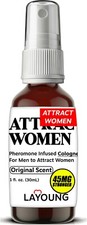 Attract Women pheromone infused cologne for men 1 ounce bottle Stronger