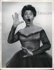 1954 Press Photo "Martha Raye Show" comedienne Martha Raye - pix31193