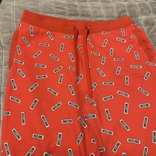 Moschino Logo Sweatpants Red Sweats Moschino Logo