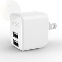 Usb Charger Vinsic 2.4a 12w Dual Wall Iphone 5 Free Shipping Usb Charger Vinsic 2.4a 12w Dual Wall Iphone 5 Free Shipping