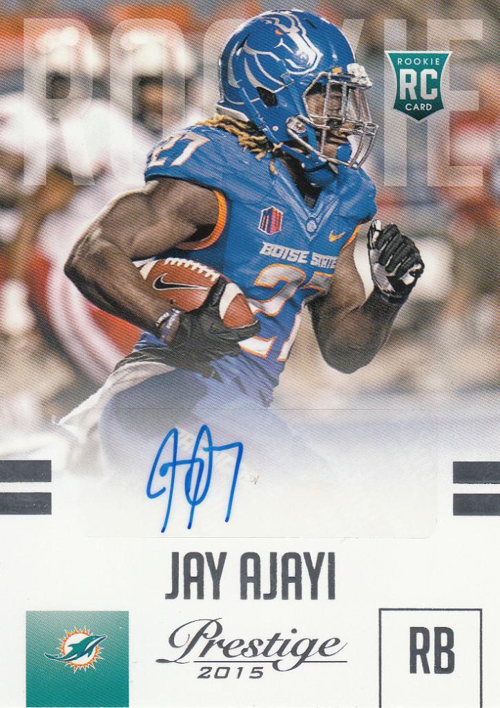 2015 Prestige Rookie Autographs #247 Jay Ajayi Eagles