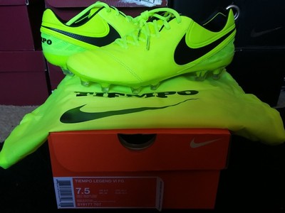 nike tiempo neon green