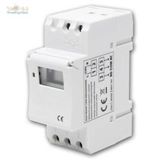 Digitale Zeitschaltuhr Wochenplan Hutschiene DIN-Schiene Schalttafel-Einbau 230V