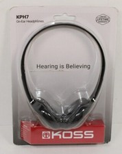 Koss KPH7 Lightweight Portable Headphone, Black