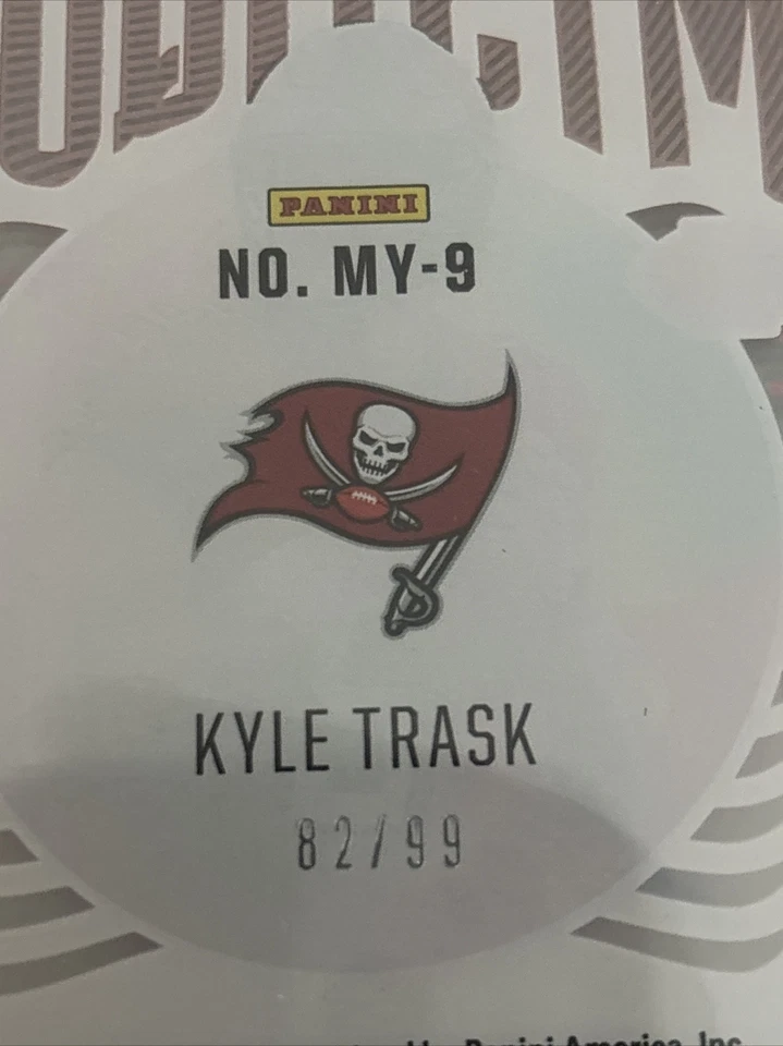 2021 Panini Illusions -Mystique Autographs Kyle Trask 82/99 PSA10 GEM MINT POP 1 - Image 3 of 3