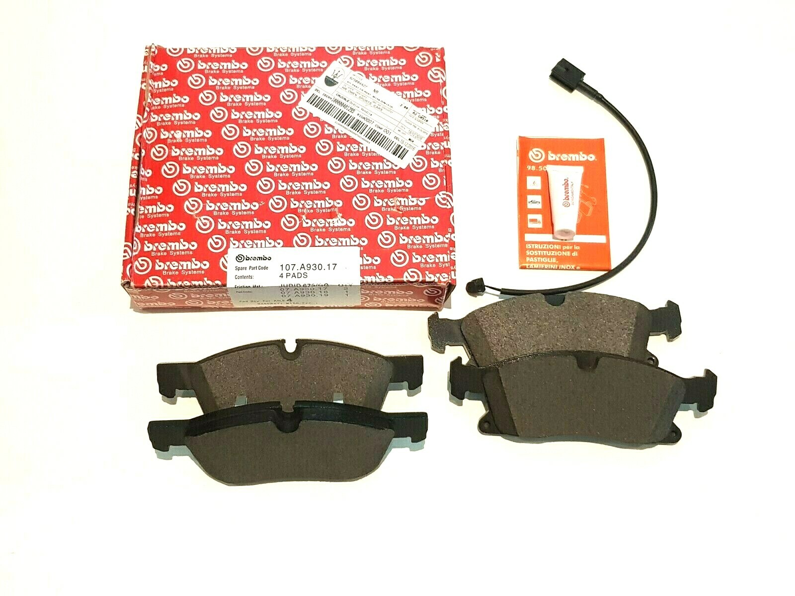 🚚Maserati Levante Base Front Brake Pads - Genuine