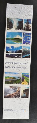 *Kengo* Canada stamp #1854 Booklet BK228 Fresh Waters MNH CV$11 FV2.75 @324 - Bild 2 von 2