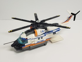 Lego City 60166 Heavy-duty Rescue Helicopter (4-5 Pieces Missing) With Manuals