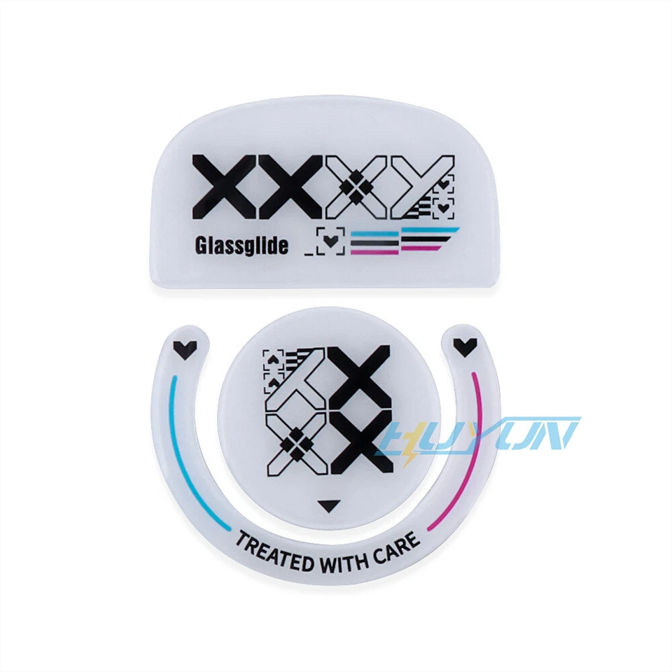 For Logitech GPRO X GPX Wireless Gaming Mouse Tempered Glass Mouse Foot Stickers - Image 2 of 4