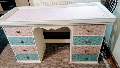 shabby chic changing table