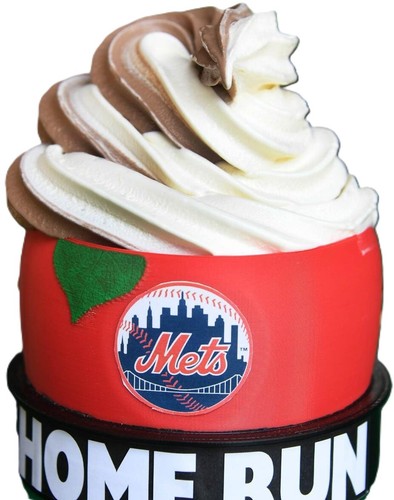 New York Mets Souvenir Home Run Apple Ice Cream Bowl: By Whirley Drink Works - Picture 4 of 4