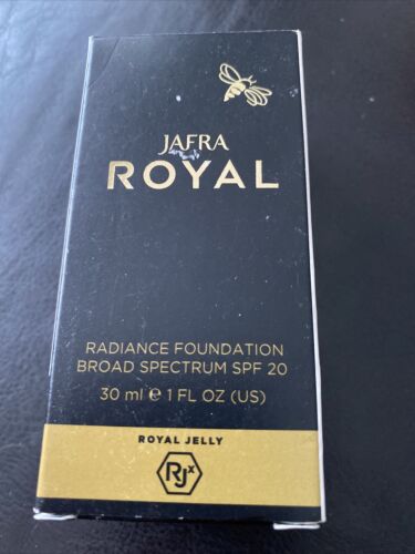 Jafra Royal Jelly Radiance Foundation (Caramel D12) SPF 20 New in Box 1oz/30 ML - Afbeelding 1 van 3