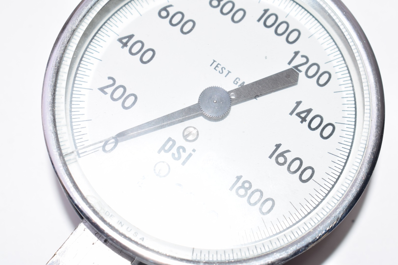 Ashcroft, Pressure Gauge, 43611, 0600 PSI, 23/4'' Face, Brass Tube