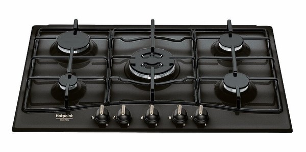 Hotpoint PCN750TANRHA Gas-Kochfeld 5 Brenner 75 Cm Einbau Anthrazit-image