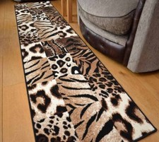 Animal Print Hall Runners Tiger Leopard Small Extra Large Long Carpet Rugs Cheap