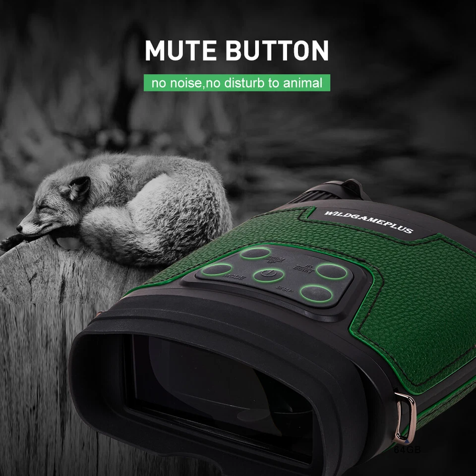 WG600B 1080P Infrared Night Vision Binoculars Audio Recording Hunting Telescope - Image 3 of 4