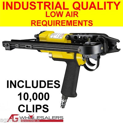 PNEUMATIC 24mm C24 HOG RING C CLIP GUN LOW AIR REQUIREMENTS- FENCE RINGER PLIERS