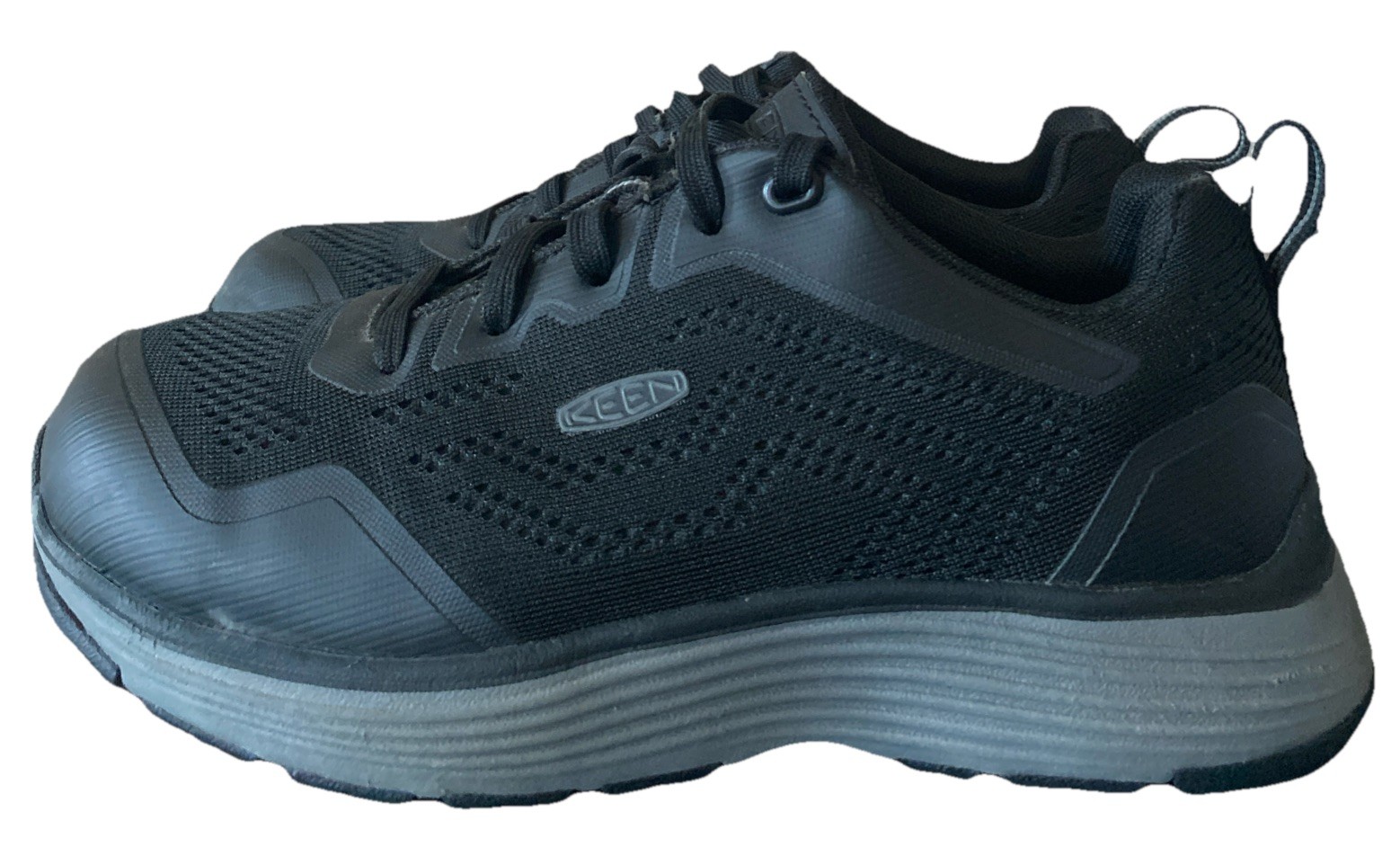 Scarpe antinfortunistiche da lavoro Keen Utility Sparta 2 donna taglia 7 M sneakers a rete nere