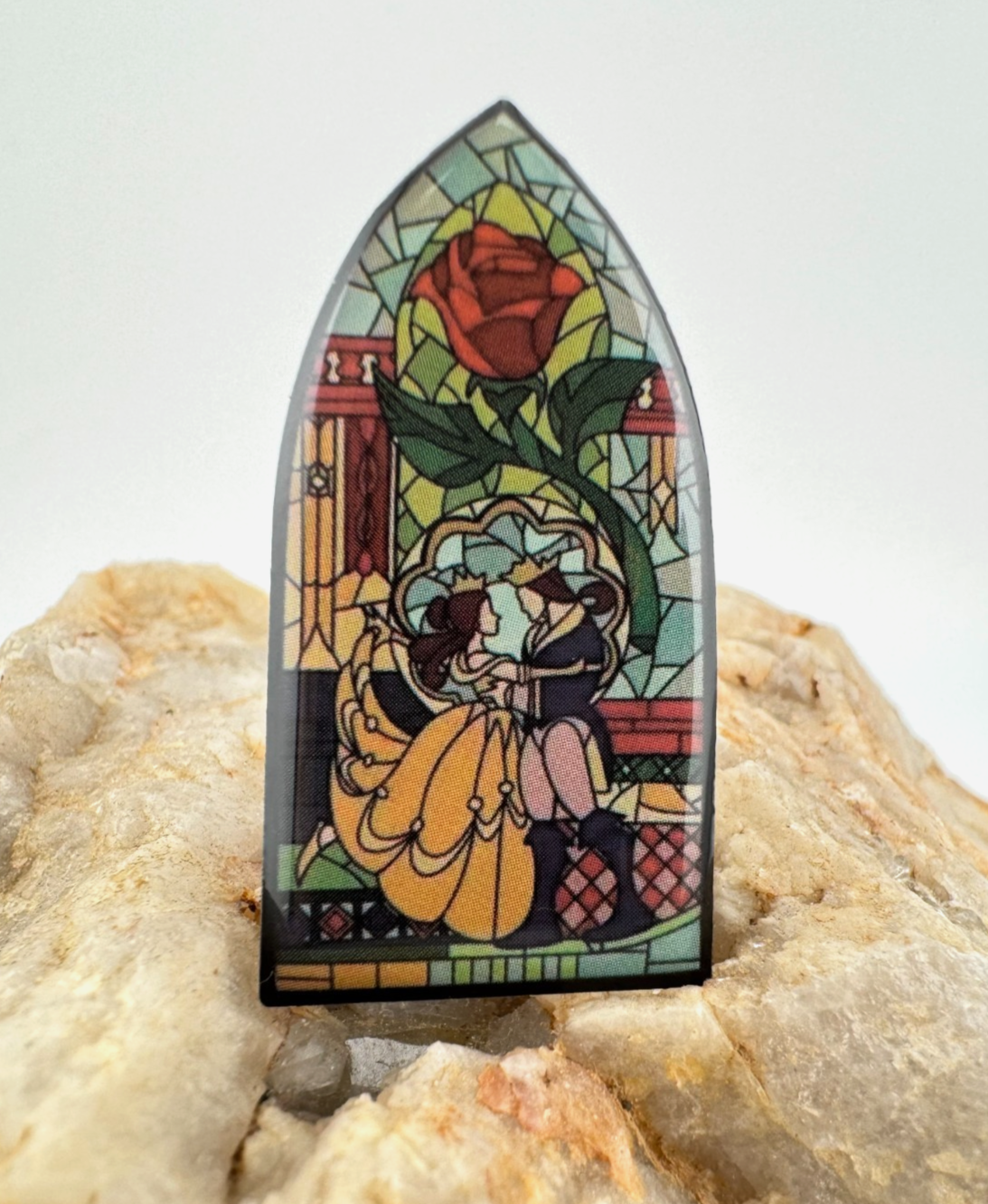 Disney Beauty and the Beast Princess Belle and Prince Adam Pin NEW Unofficial