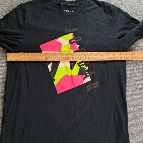 Air Jordan T Shirt Adult Size Medium Black Graphic Print Short Sleeve - Bild 5 von 8