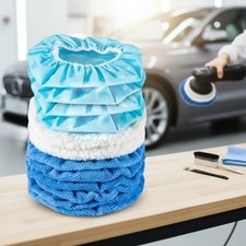 Versatile 12pcs Car Buffing Polishing Pads - Microfiber Wool 5-6 Inch Kit