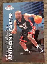 1999-00 Fleer Force Anthony Carter Rookie /1600 #225 Miami Heat