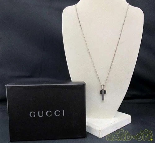Collana Gucci in argento con scatola ottima #523