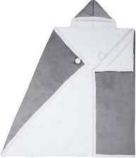 Premium Wearable Hooded Blanket for Adult Women and Men 71"X51" - Super Soft, Li