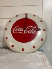 Original 1950s Coca Cola Button Clock, 16