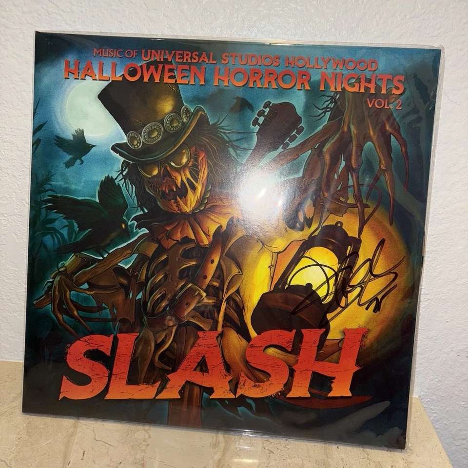 Slash Signed Universal Studios Halloween Horror Nights Vinyl LP Exclusive 2025 - Image 2 of 4