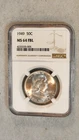 1949 P NGC MS64 FBL FRANKLIN HALF NEAR GEM UNCIRCULATED SILVER 50C Coin!