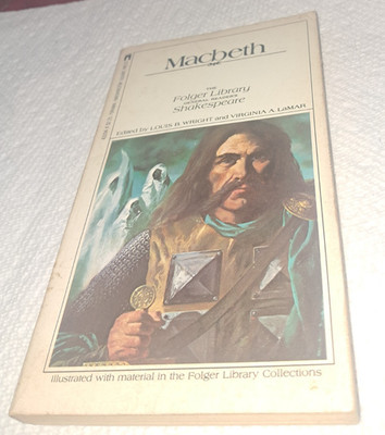 William Shakespeare Macbeth Classic Folger Library Vintage PB 35th print 1981