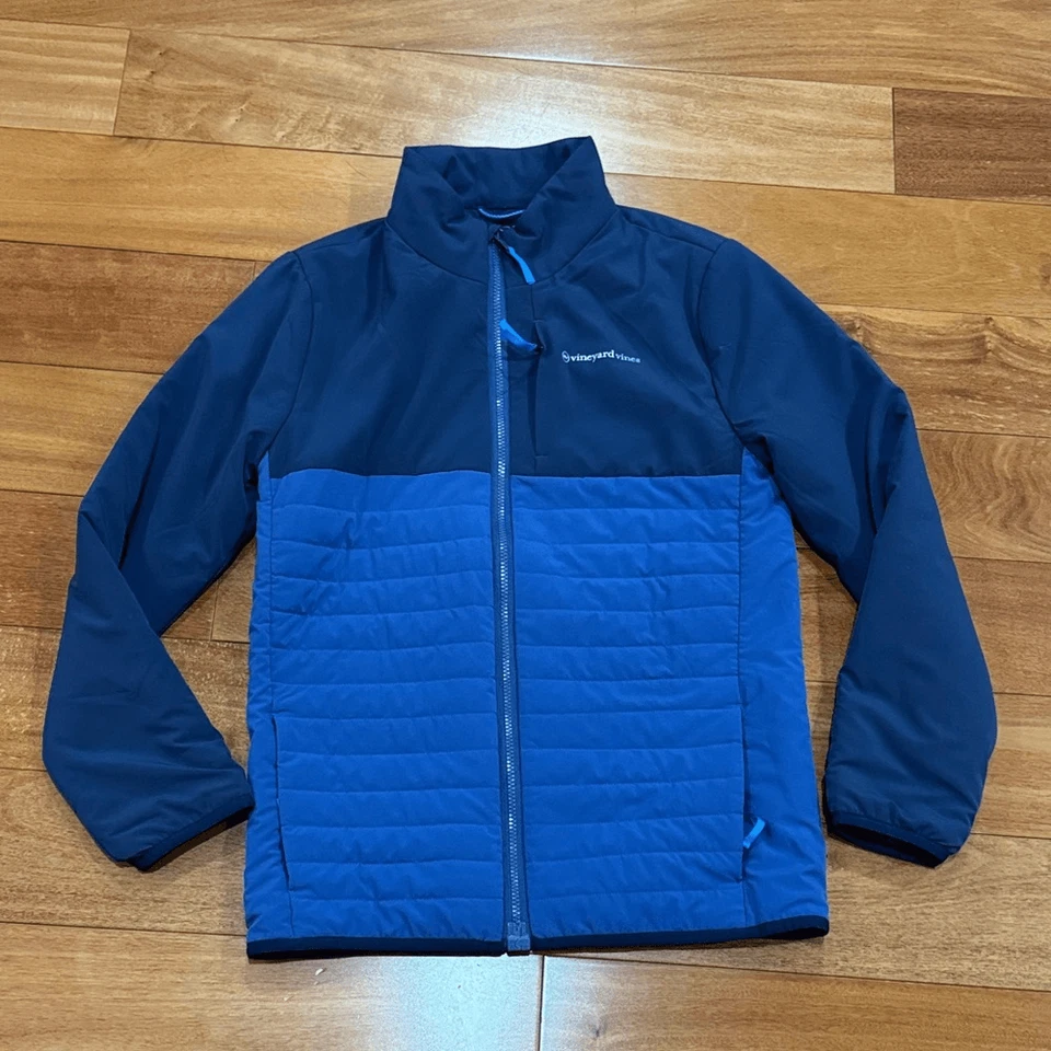 Chaqueta con cremallera completa Vineyard Vines para niños Marine Air talla XL nueva sin etiquetas Foto 2 de 4