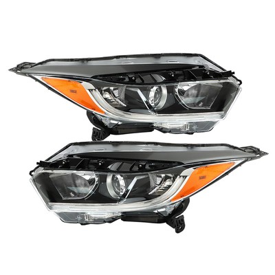 Halogen w/LED DRL Headlights Replacement Pair For Honda Hrv Hr-V 2019 2020 2021