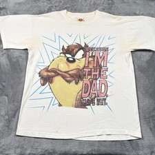 Vintage 1997 Warner Bros Looney Tunes Tasmanian Devil Taz T-Shirt Mens Large