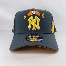 New Era MLB New York Yankees DOTD 9Forty A-Frame Snapback Hat Dark Gray / Orange