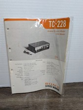 SONY 8 Track Tape Player TC-228 Service Manual Original Paperwork Vintage Repair