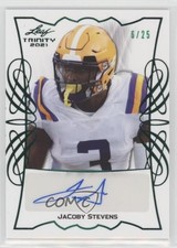 2021 Leaf Trinity Portraits Green Spectrum 6/25 JaCoby Stevens Auto 0q1p