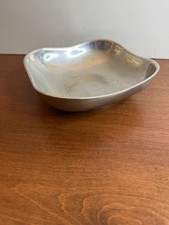 Vintage Wilton Pewter Silver Finish Serving Bowl Made In USA