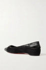 100% AUTH NEW WOMEN LOUBOUTIN DUVETTINA BALLET/BALLERINA FLATS EU 38.5/US 8.5 — photo 3