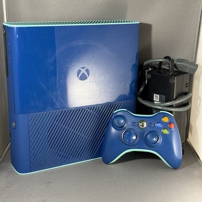 Xbox 360 E Console 500GB Blue Call of Duty Edition & Controller Tested Working