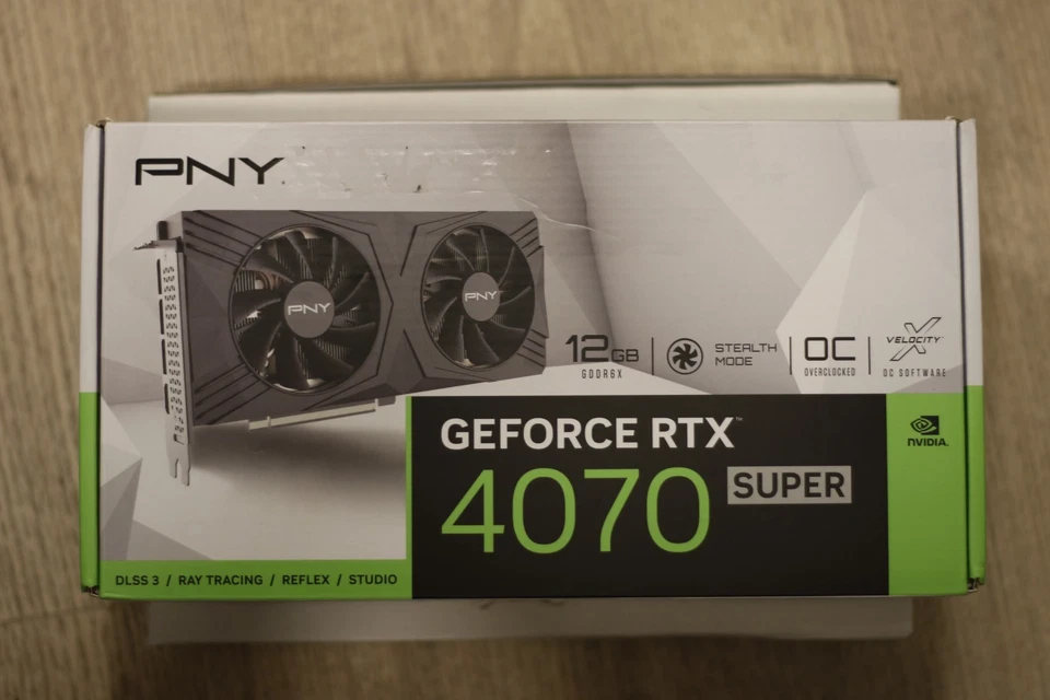 751492786414 PNY GeForce RTX 4070 SUPER 12GB OC NVIDIA GDDR6X  - Image 4 of 4