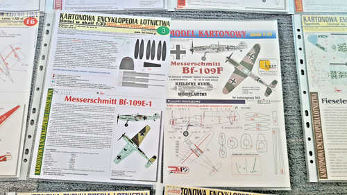 Riesen Konvolut (ca. 40) Karton Modellbau Flugzeuge WK I und II 1:50 - Bild 10 von 11