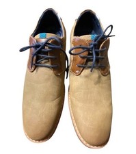Freeman Troy style Mens Oxfords. Size 9.5 W. Tan