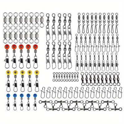 115 Fishing Connector Set with 3 Quick Change Spinners for Fast Tackle Swaps