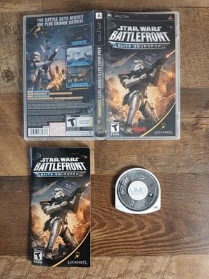 Star Wars Battlefront Elite Squadron (Sony PSP, 2009) Complete CIB - Tested