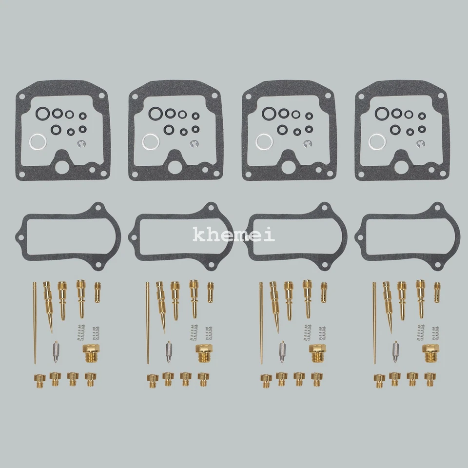 4 Sets FOR Kawasaki KZ650 B/C/D 1977-1978 Carb Carburetor Repair Rebuild Kit - Image 4 of 4