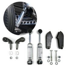 Universal Solid Axle Chrome Shock Kit With Mounts Vpashkuab Vintage Parts Usa