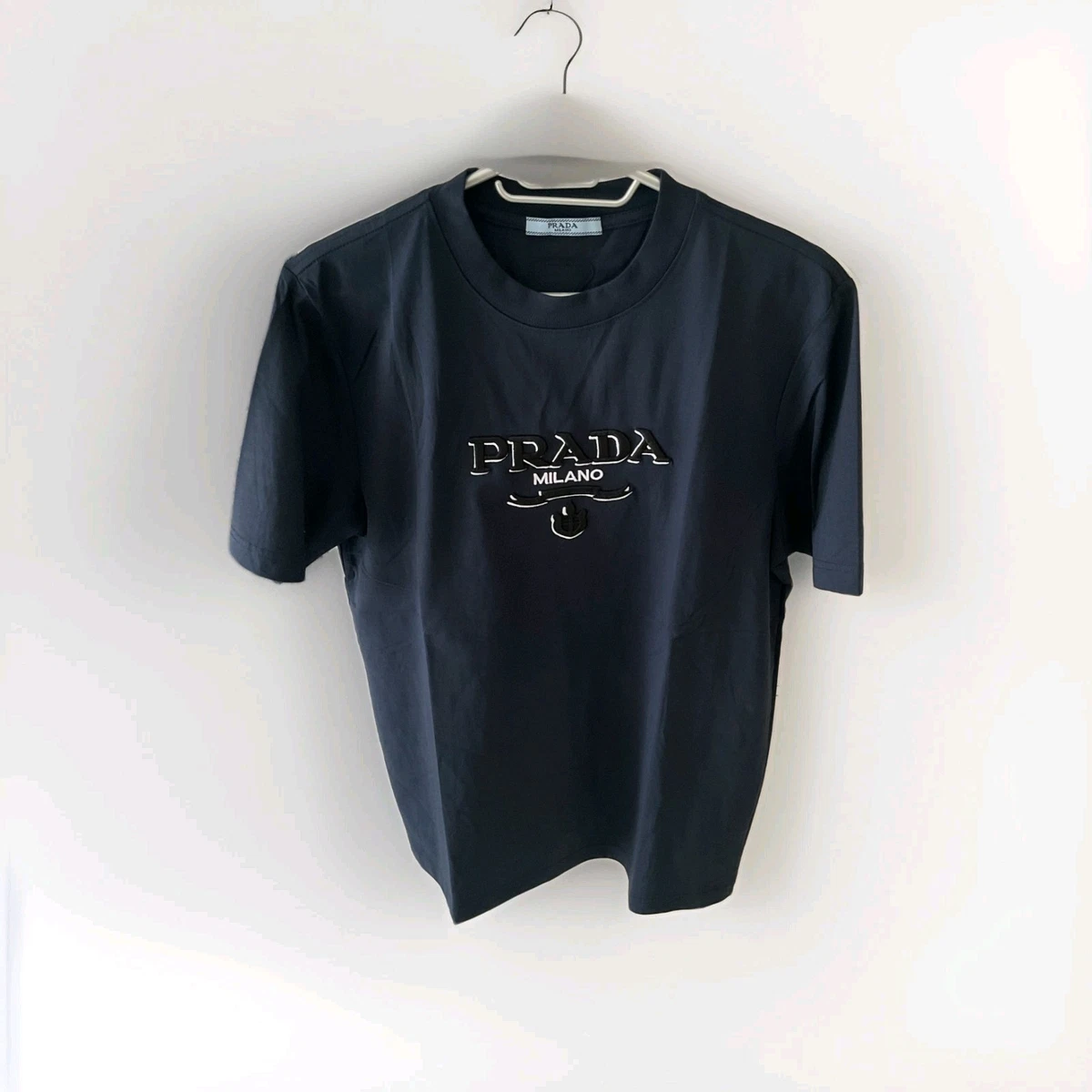 PRADA Cotton Solid T-Shirts for Men for sale | eBay