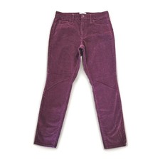 universal thread Size 8/29R corduroy High Rise Skinny Maroon pants